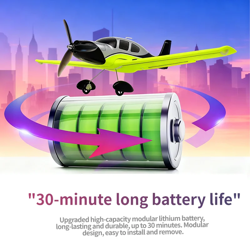 580 SR22 RC Aereo 2.4G 6CH 520MM Apertura alare fissa Aereo RC con motore brushless Ad ala fissa Modello di aereo EPP Schiuma giocattoli