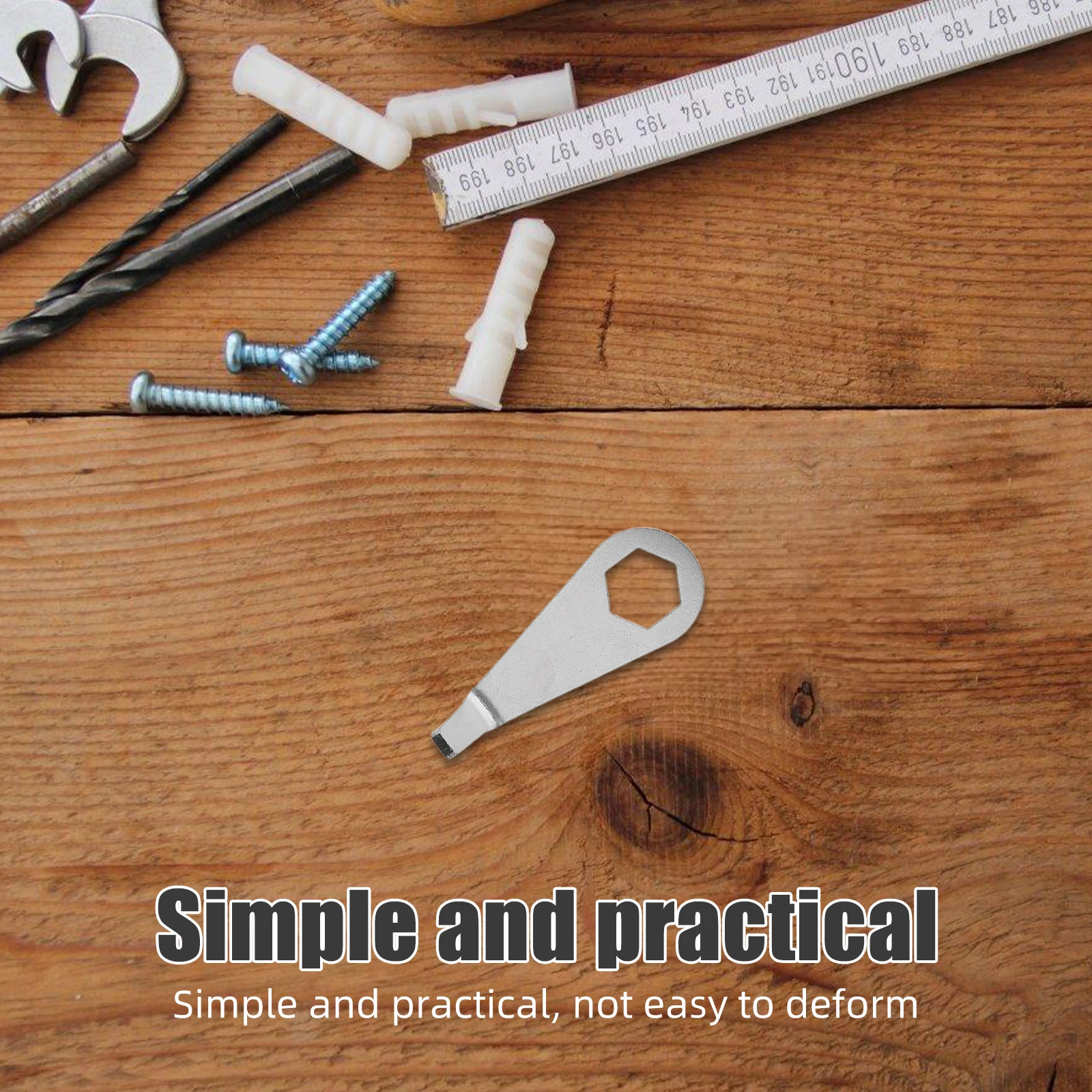 

Doorbell Replacement Key Tool for Easy Removal Installation Compatible Most Brands Stainless Steel Durable Doorbell