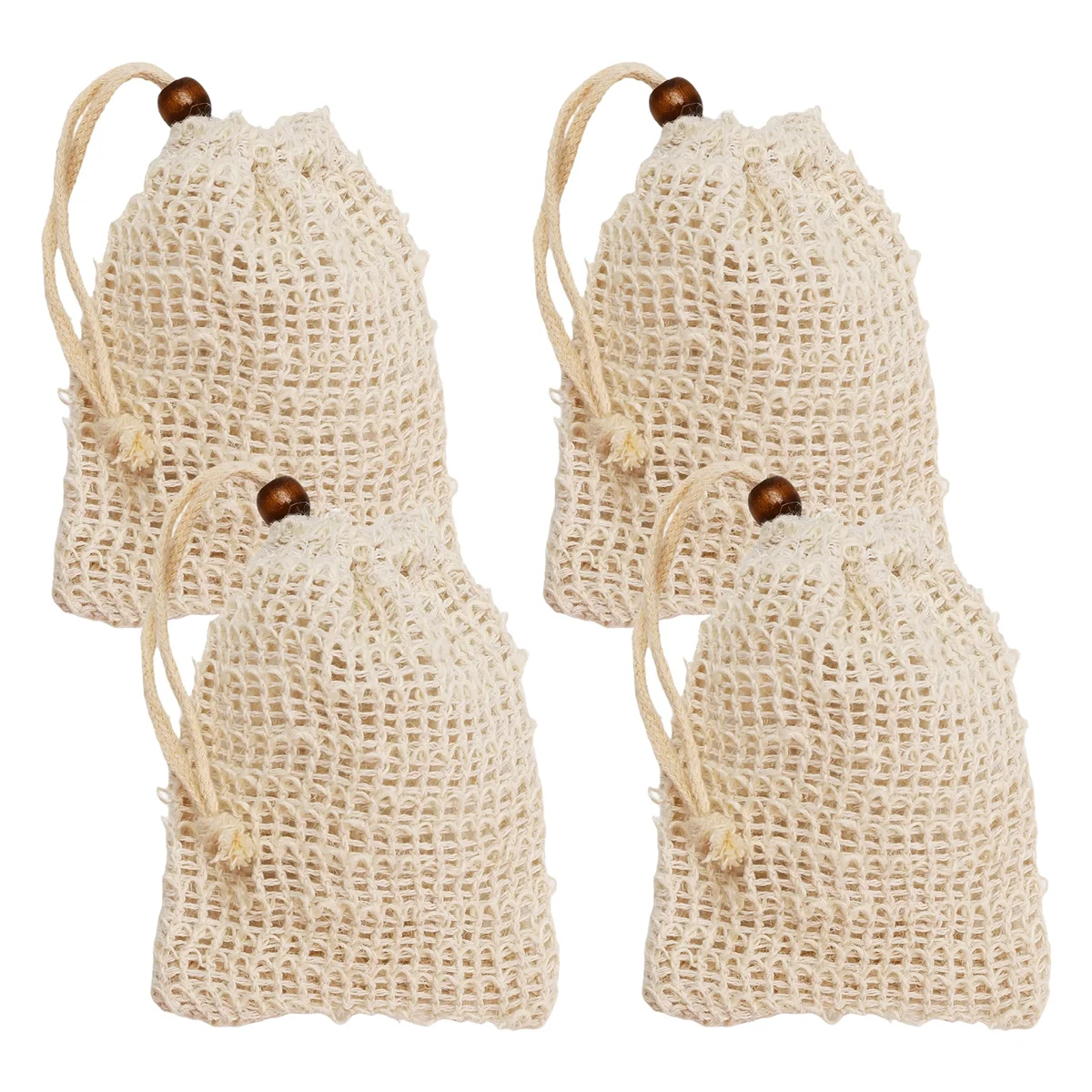 

NEW 4X Soap Bag, Soap Bag Ramie, Organic Soap Bag, Soap Bag, Foaming and Dry Soap