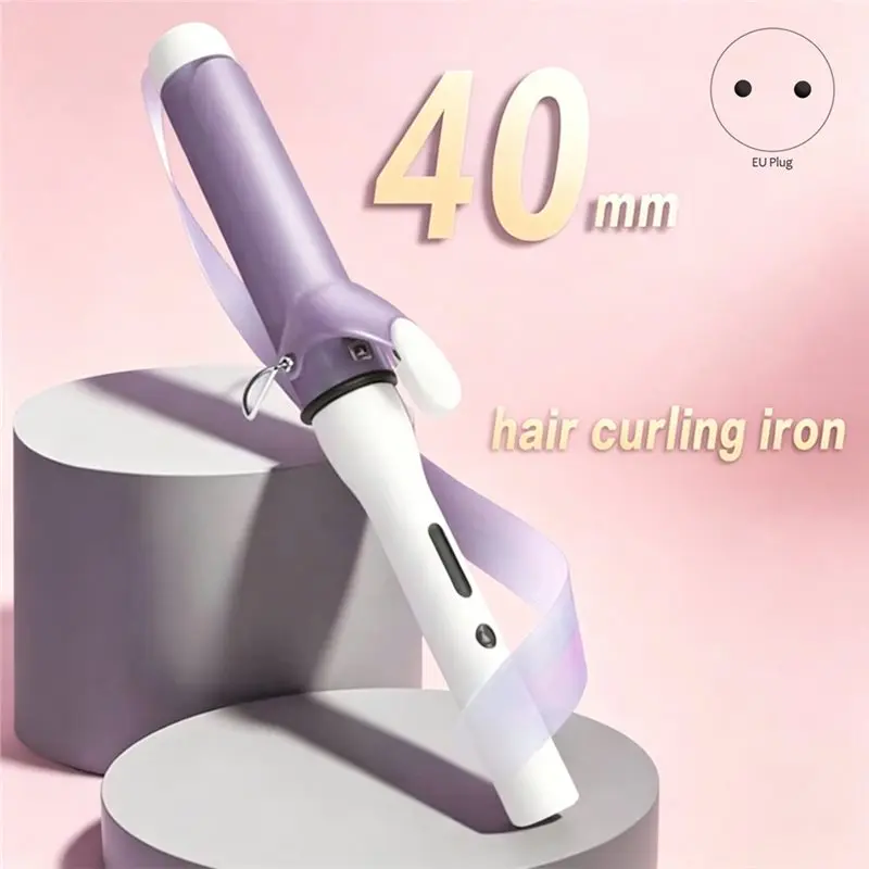 Efficient-Electric Curling Iron 40MM Large Wave Professional Hair Styling Tool Salon Styler EU Plug