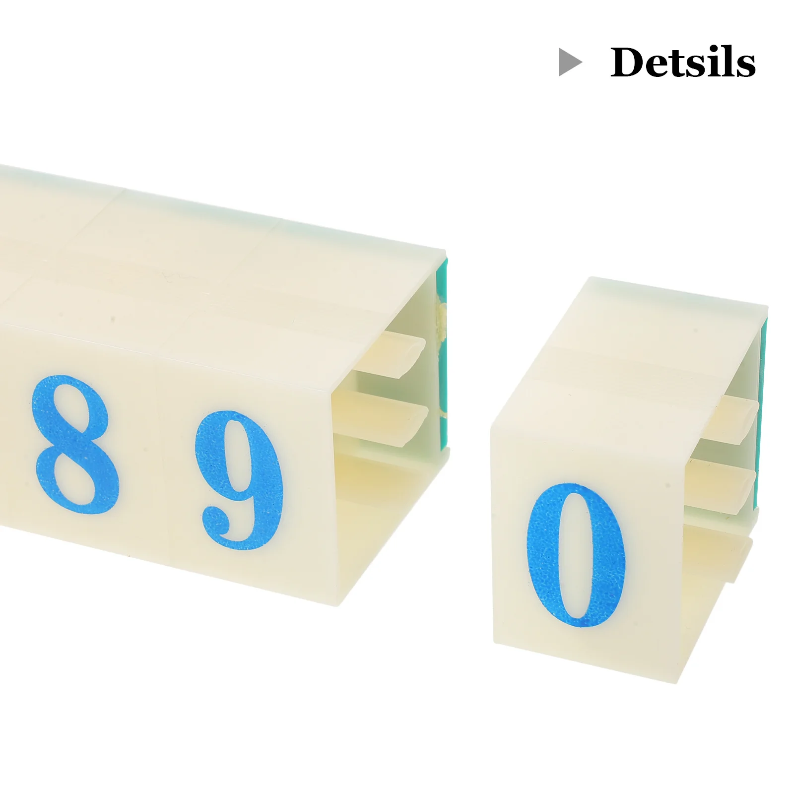 1Set Zahlen-Stempelset, ergonomische Griffe für Büro, Klassenzimmer, Basteln, Serieller Code, Datumsstempel für Journaling, Scrapbooking