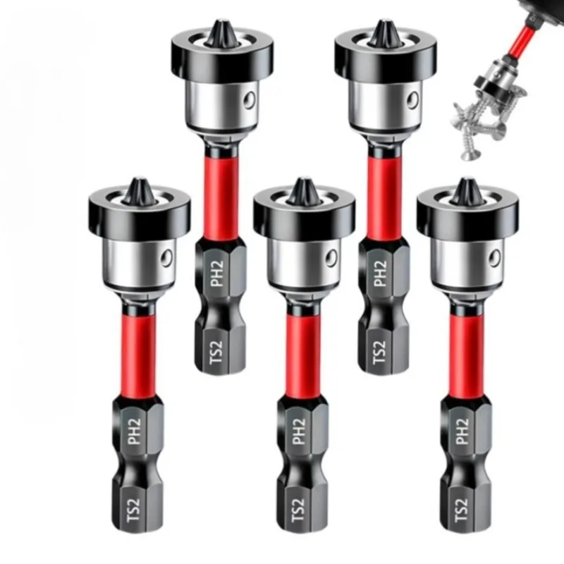 PH2 50mm Magnetic Positioning Screwdriver Bits 1/4