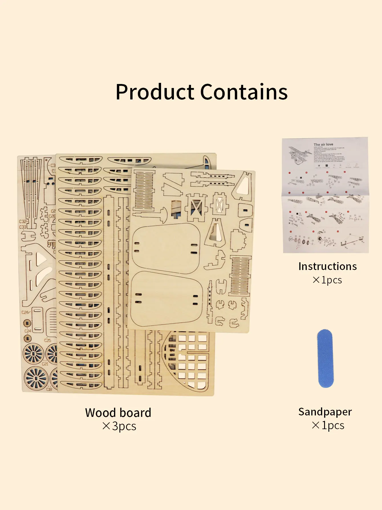 3D Wooden Puzzle For Adults DIY Handmade Crafts Model Kits Bi Plane Birthday And Christmas Gifts