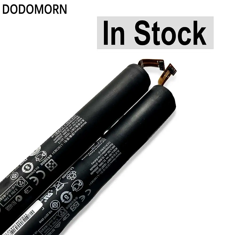 DODOMORN جديد L13D3E31 بطارية لينوفو اليوغا 10 "اللوحي B8000 B8080 B8000-F B8000-H B8080-H L13C3E31 3.75 فولت 9000 مللي أمبير