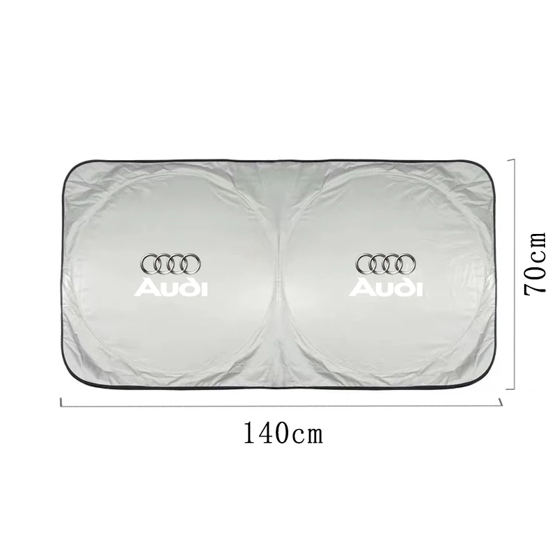 Car Windshield Sun Shade Visor UV Protection Shield For Audi Sline A1 A3 A4 A5 A6 A7 A8 B8 B9 B6 C6 Q2 Q3 Q5 Q7 Q8 TT S3 S4 S7