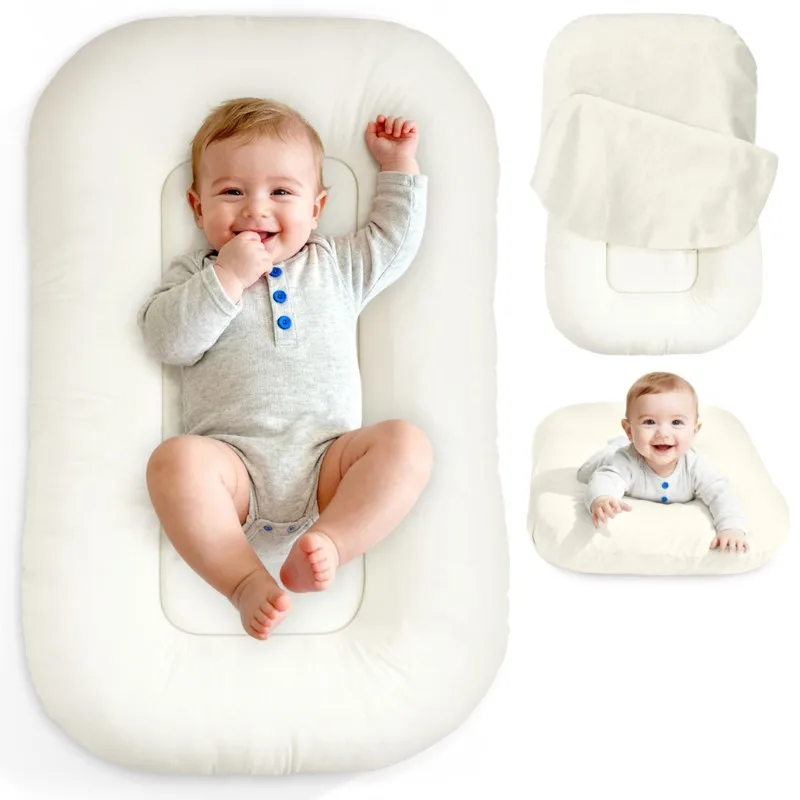lazychild-baby-sleep-nest-anti-startle-anti-pressure-newborn-soothing-bed-crib-mattress-for-infants