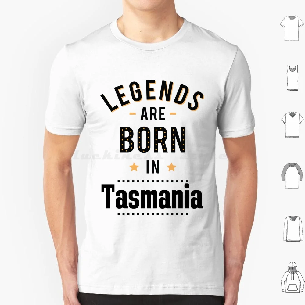 

Футболка с надписью «Легенды рождены в Тасмании»