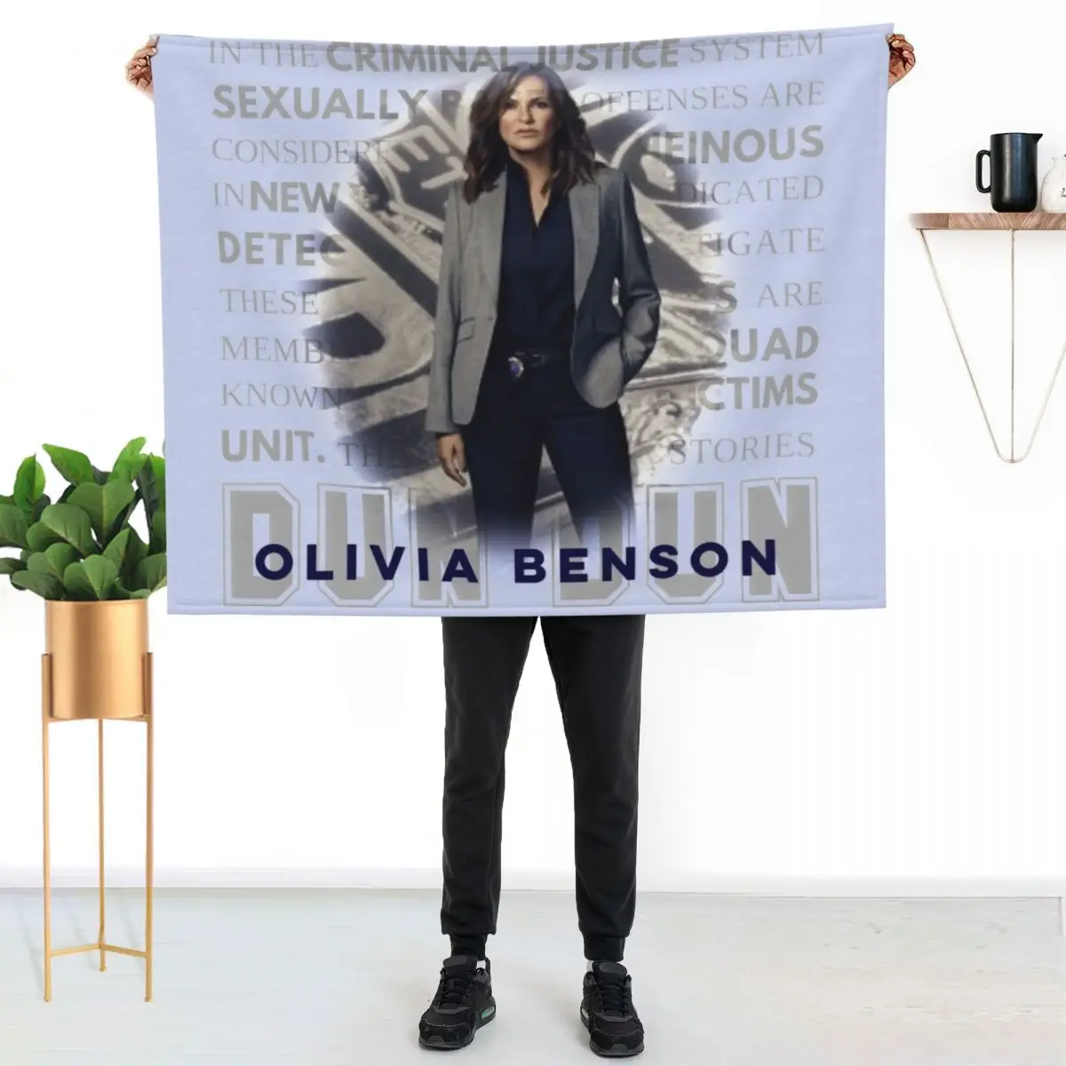 Olivia Benson Throw Blanket Shaggy Luxury Throw Comforter Personalized Gift christmas gifts Decorative Sofas Blankets