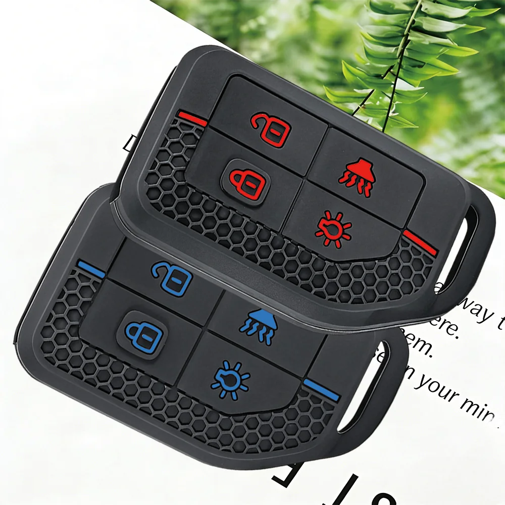 Capas de Silicone para Chave Remota de Carro para VOLVO EVRO 6 FM FH16 FH 460 540 2024 com Suporte para Chaveiro