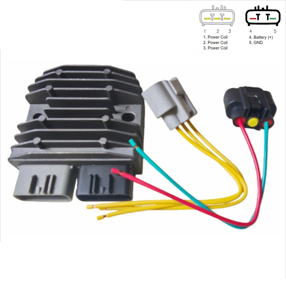 

For Yamaha VK Professional 1000 2006-2013 TDM 900 2009-2010 RXW Attak 1000 2006-2007 Motorcycle Voltage Regulator Rectifier