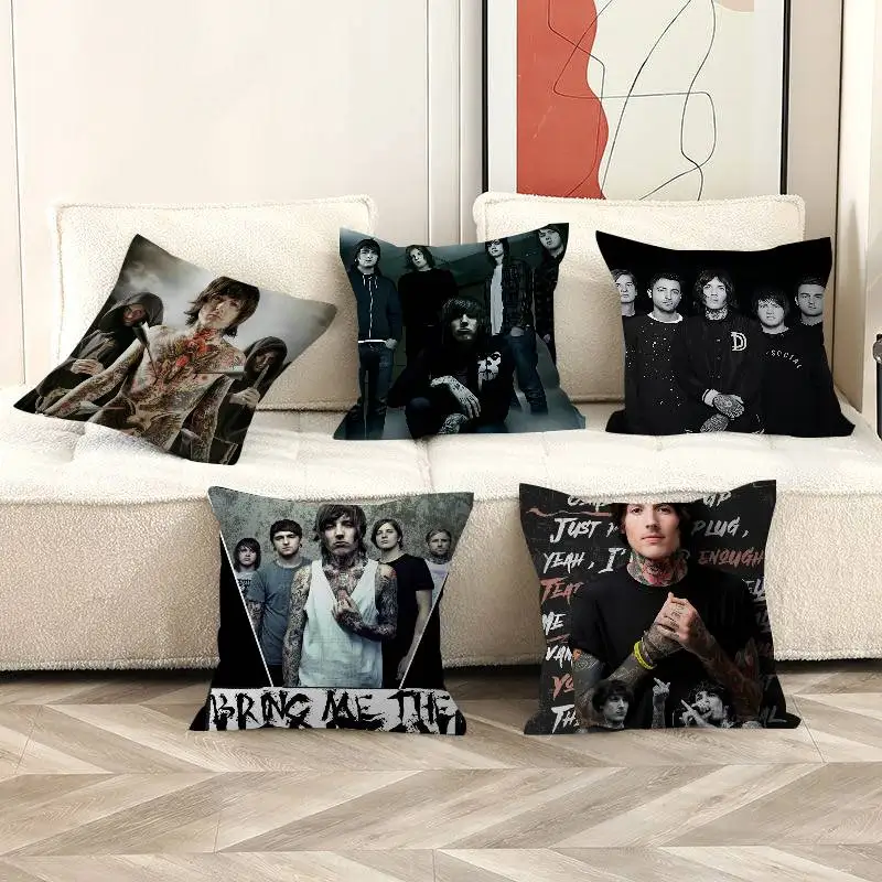 Rock Band B-Bring M-Me The H-Horizon Cushion Cover Decorative Pillow Sofa Home Decor case pillow cases