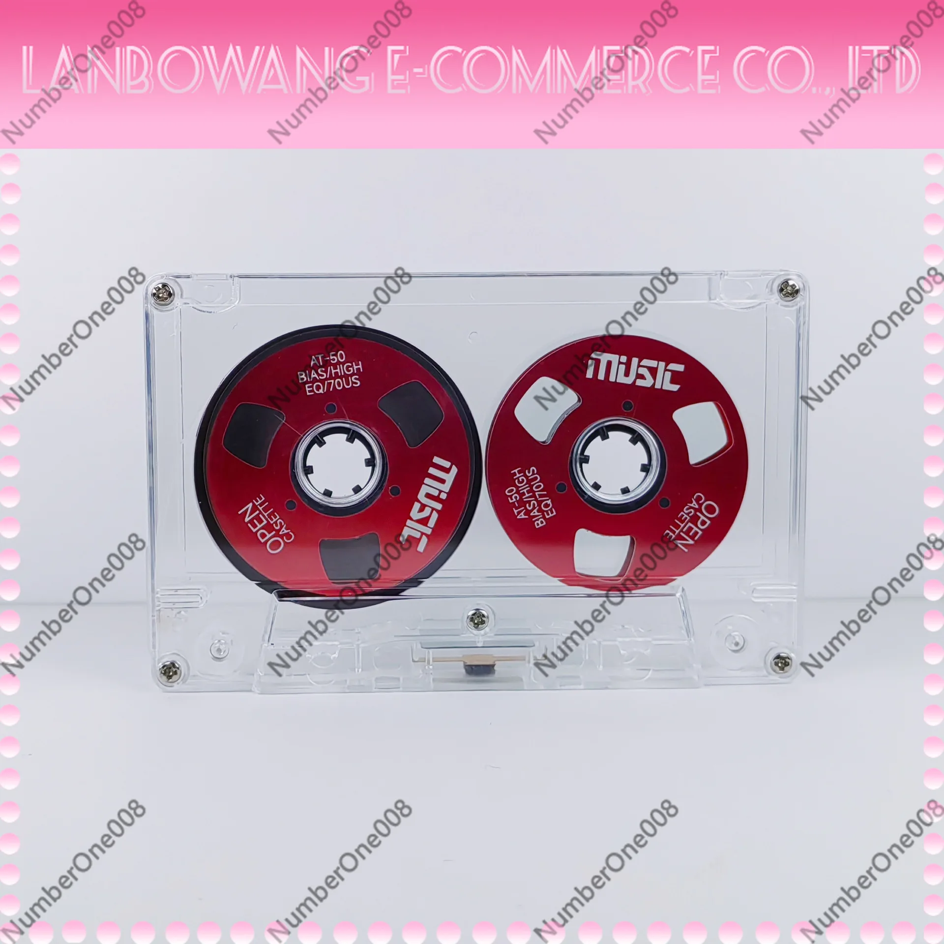 Blank Compact Cassette Tape Type 1 50 Minutes Metal Small Reel for Recorder