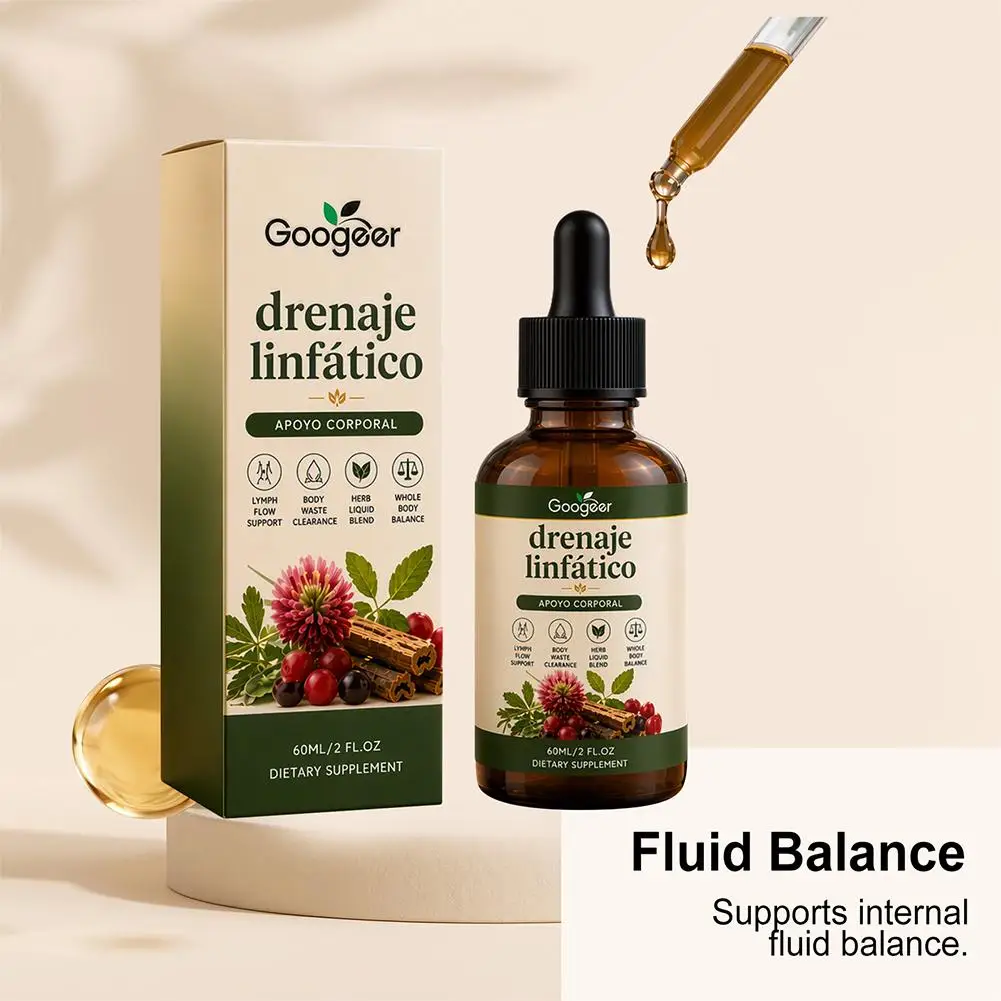 Natural Herbal Body Gentle Care Ampoule Serum,Lymphatic Drainage Drops,For Improve Swelling,Multi Plant Mixed Ampoule Supplement