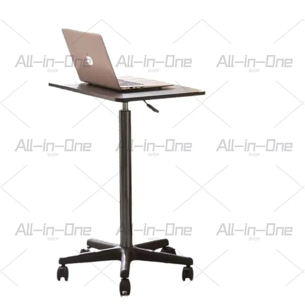 Pulley Mobile Small Table Standing Table Lifting Small Bedside Table Laptop Office Desk
