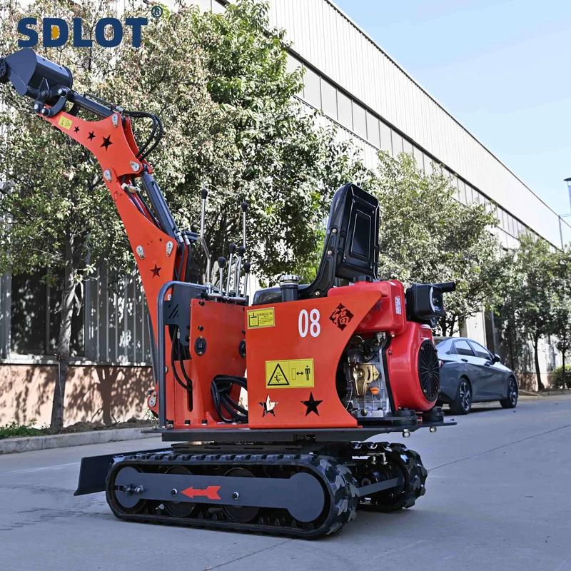 حفارة صغيرة مخصصة 0.8 طن محرك EPA كوبوتا الزاحف حفار صغير حفار صغير 1 طن 2 طن حفارة صغيرة صغيرة للبيع #5