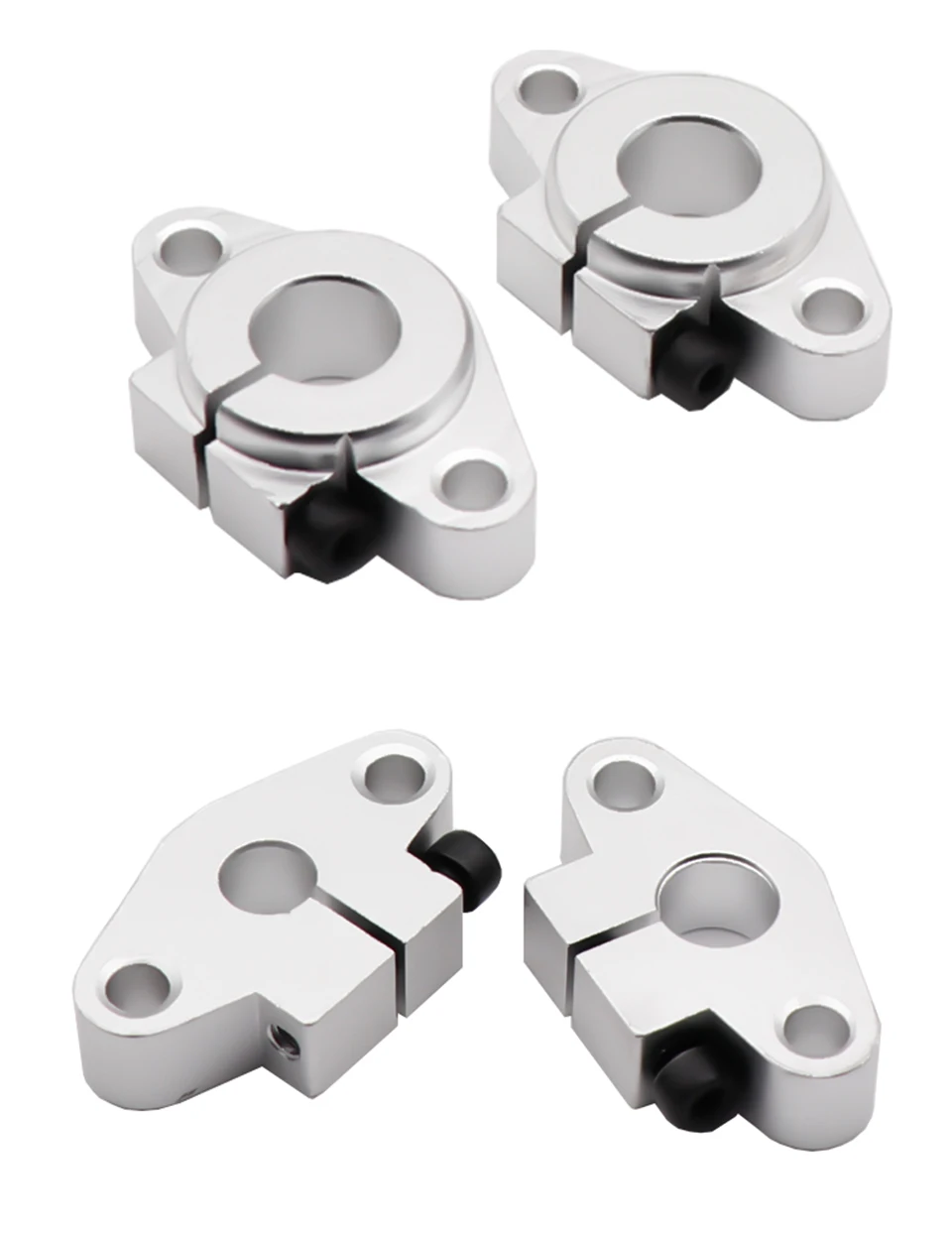 2pcs SHF8 SHF10 SHF12 shf8 shf10 shf12 aluminum linear Rod Rail Shaft Support CNC Router parts 3d printer parts