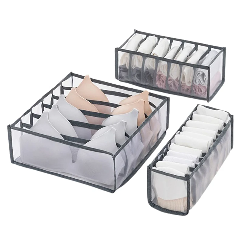 Closet Organizer For Underwear Socks Home Cabinet Divider Storage Box Organizer