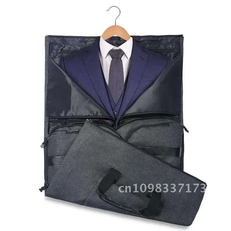 Oxford Large Capacity Luggage Travel Shoulder Bag Men Folding Designer Bags Business Hanging Convertible Handbags Carrying Totes