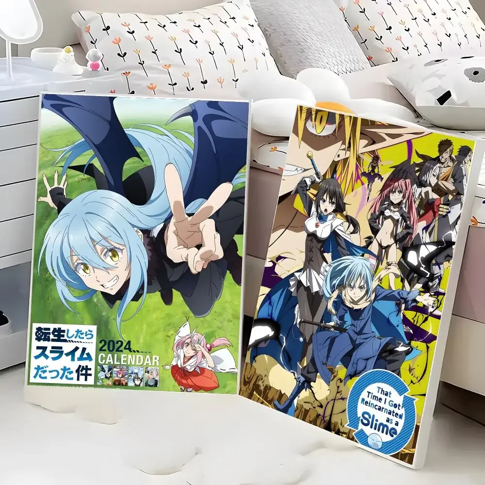 That Time I Got Reincarnated As A Slime Tensei Slime Rimuru Tempest Isekai Painting Poster Eco-Friendly Decor Frameless Canvas