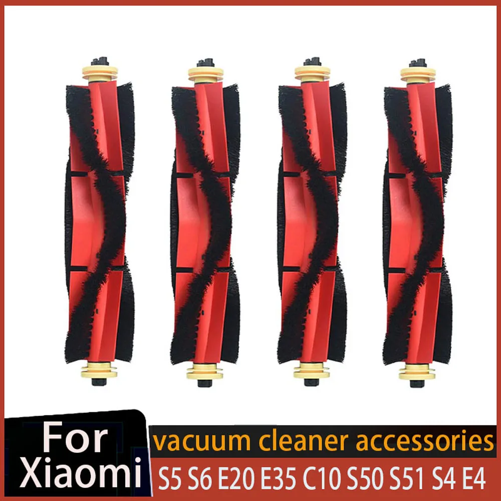 Xiaomi için ana rulo fırça borock S4 S4 Max S5 S5 Max S6 S6 saf/Maxv E4 E20 E25 E35 S50 yedek parça aksesuarları