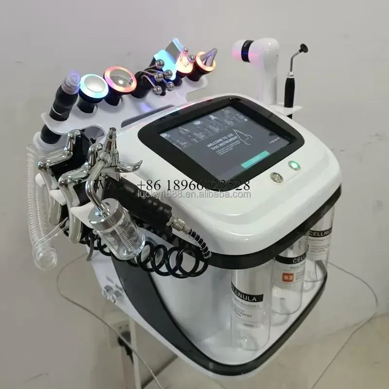 WMWMNU 2026 Hot Hydro Bubble Beauty 11 in 1 Facial Care Oxygen Jet Peel Firming Dermabrasion for Beauty