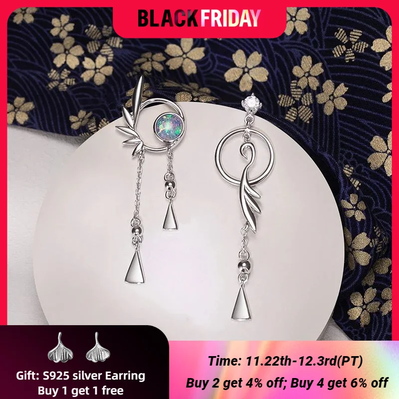 Thaya S925 Sterling Silver Needle Fashion Earrings Stud Classic Earrings Dangle For Women Crystal Earring Fine Jewelry Gifts