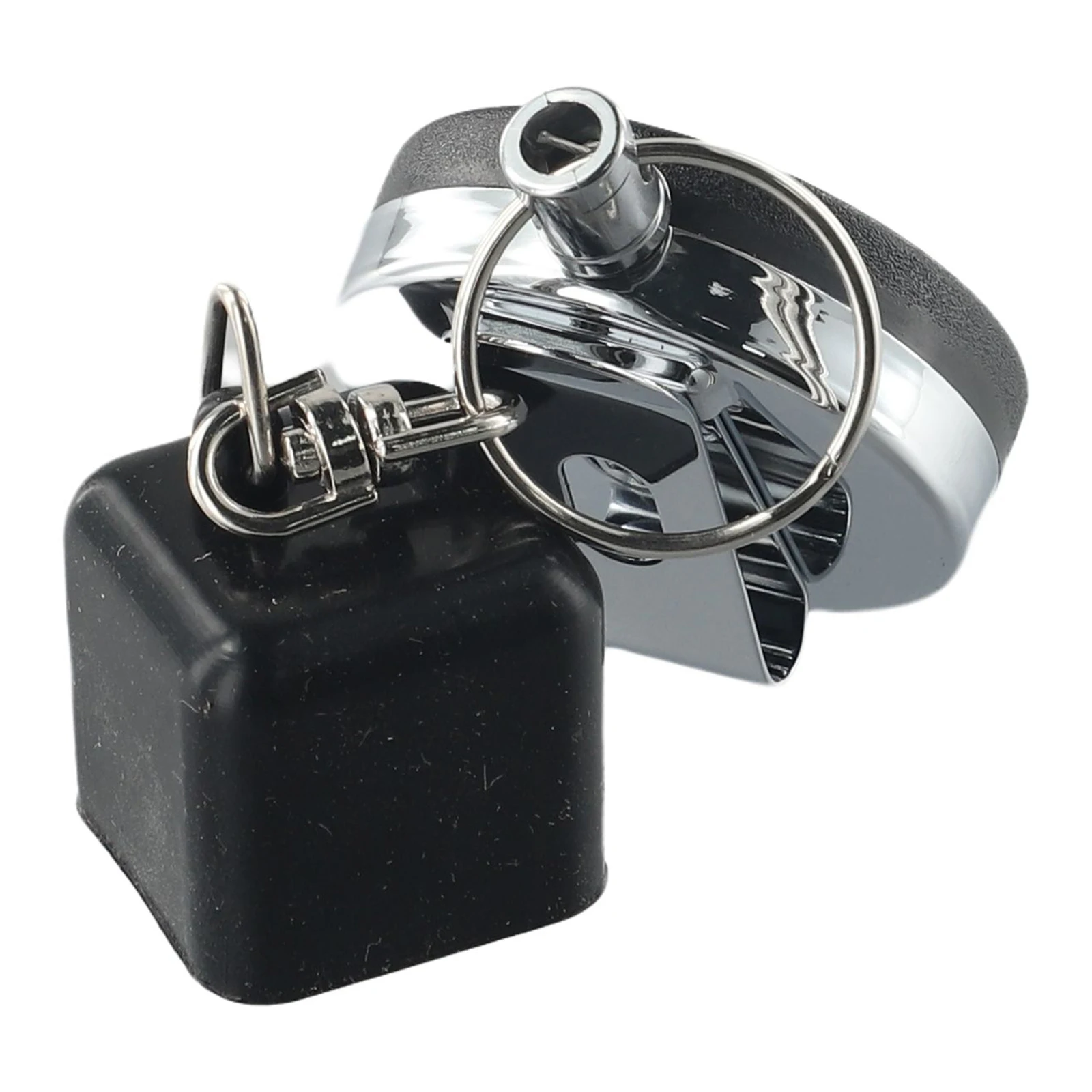 Portable Telescoping Chalk Holder for Billiard Cues Retractable Rope and Buckle Clip for Secure Carry and Chalk Protection