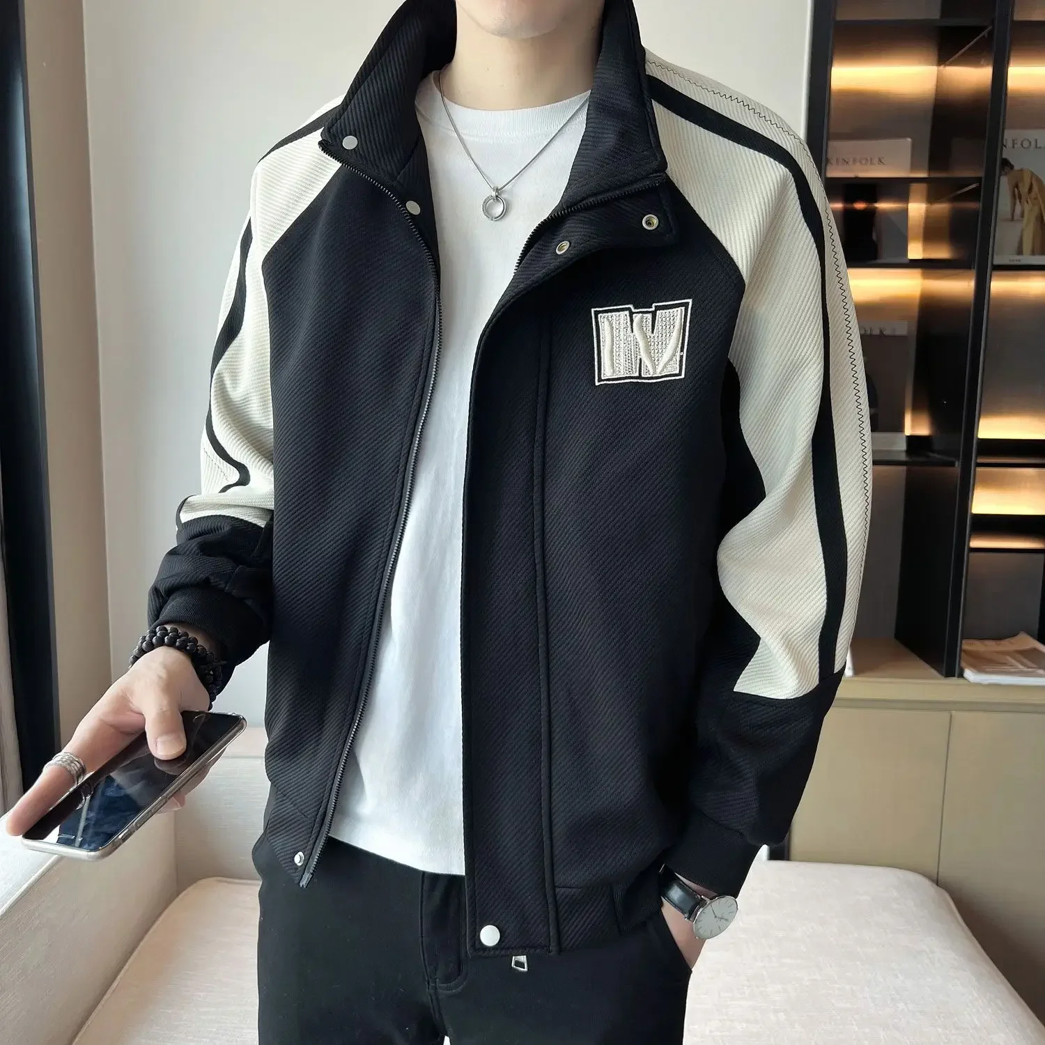 Male Coats Slim Fit High Quality Trendy Men's Jackets Y2k Korean Reviews Many Fast Delvery Clothing Fashion 2024 Vintage Deals