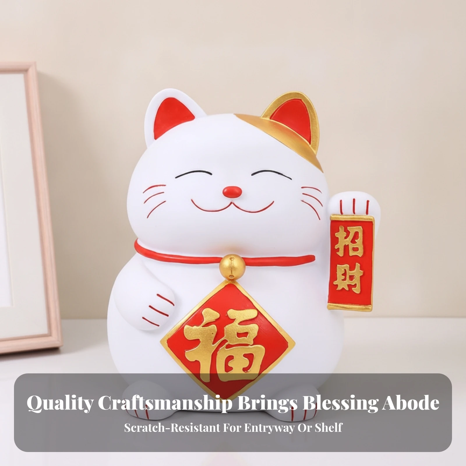 Cat Currency Bank Cartoon Cat Piggy Bank Sturdy Safe for Children, Bedroom, Nursery