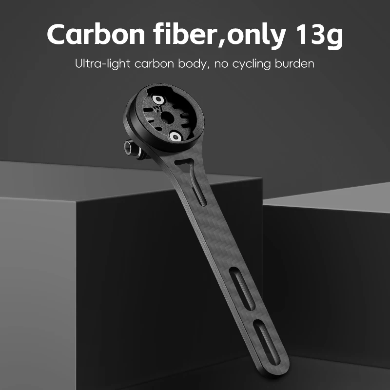 

WEST BIKING держатель для велосипедного компьютера из углеродного волокна, кронштейн для велосипеда, компактное крепление на вынос велосипеда, подставка для спидометра, аксессуары для горного велосипеда