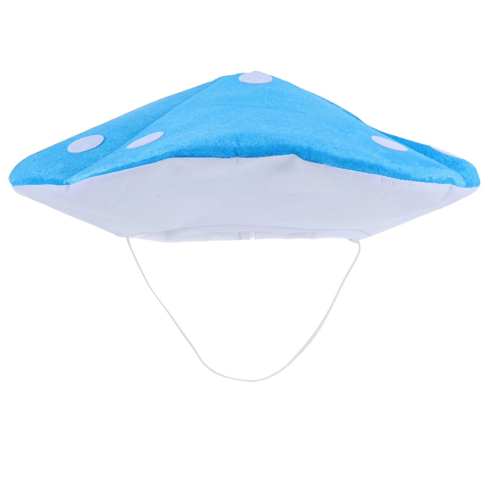 

1pcs Oversized Mushroom Hat Adult Cosplay Costume Funny Food Party Headgear Festival Theme Vendor Accessory Blue Gnome Cap Large