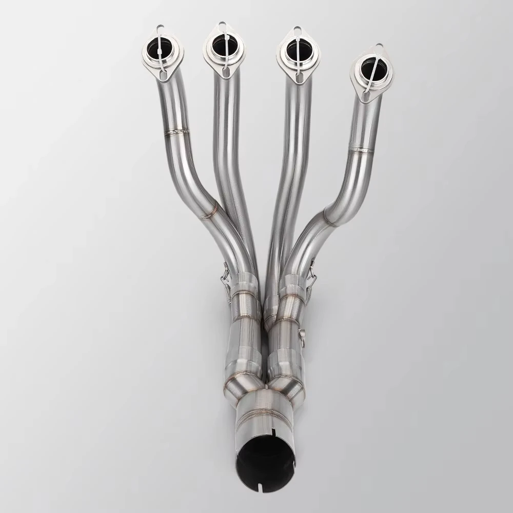 For ZX-6R ZX6R Escape System Slip On Motorcycle Exhaust Front Middle Link Pipe Connect Original Muffler