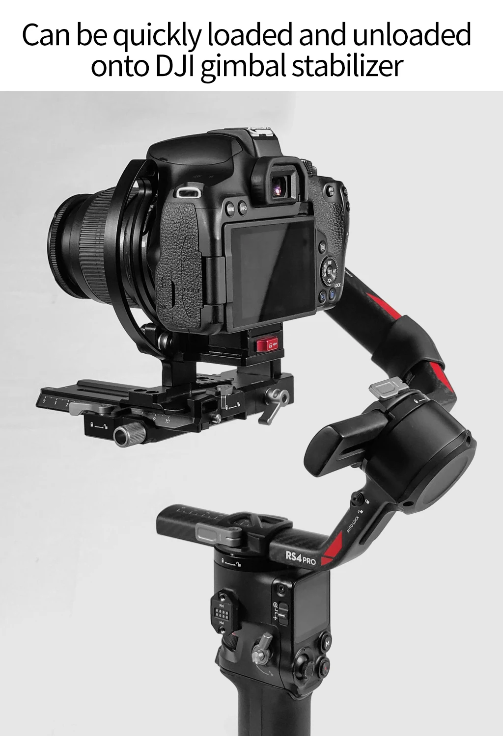 Neue DSLR Kamera Objektiv Unterstützung Halterung Halbrunden Ring Horizontale Vertikale Schnell Schalter Halterung für Canon Nikon Stativ Stabilisator – Detail 13