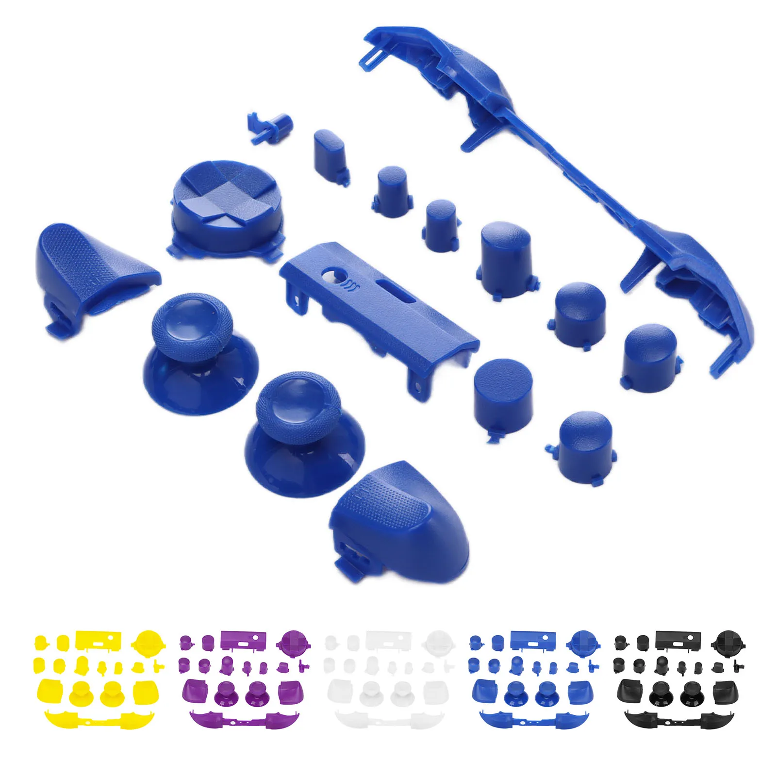 Full Game Controller Button Set Replacement Handles Accessories Kits for Microsoft Xbox Series X Game Handle Repalcement Button