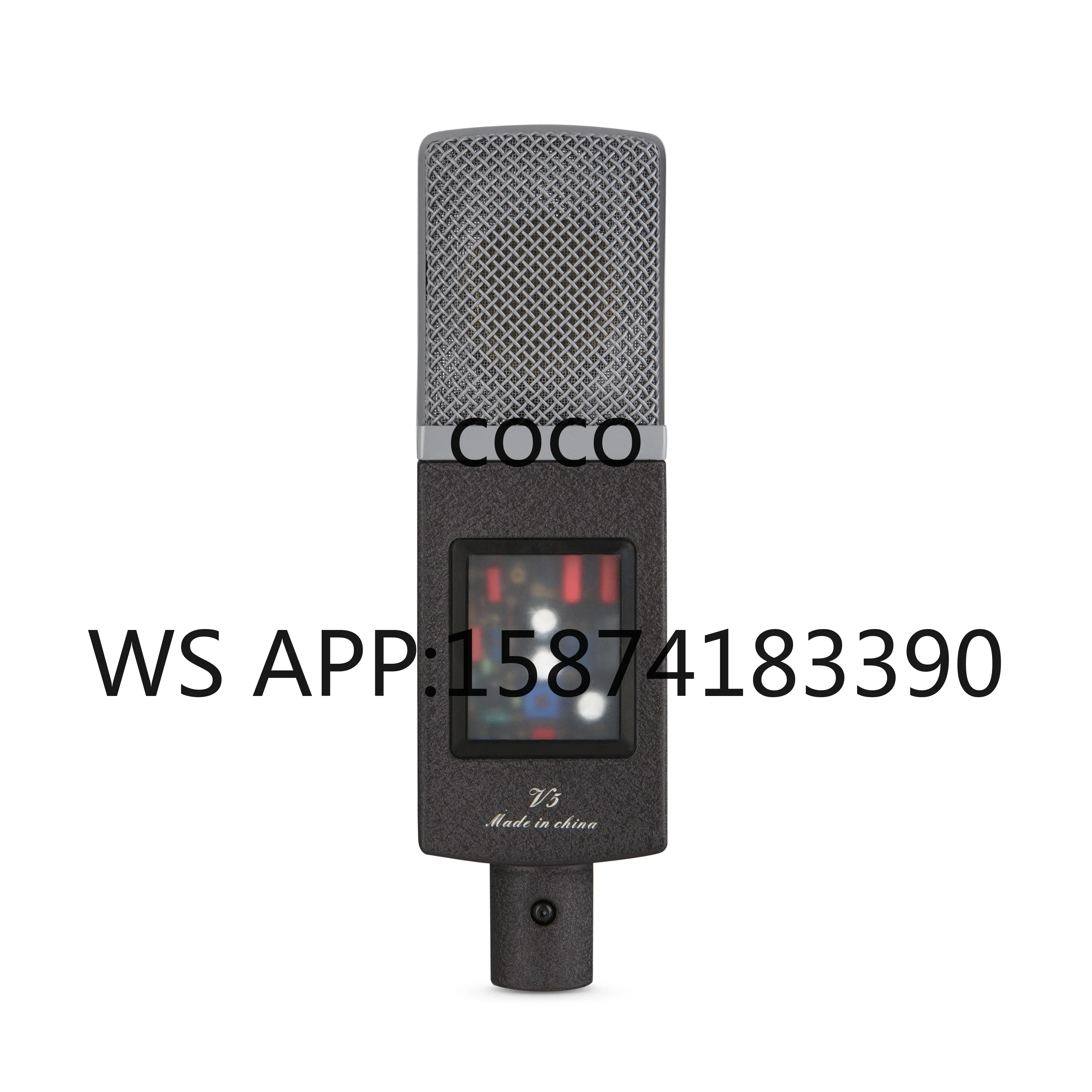 V5 34mm Large Diaphragm Cardioid Condenser XLR Microphone | Professional Studio Mic for Podcast & Streaming 2025