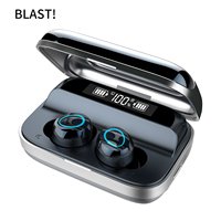 Newest BLAST! i09 Earphones TWS True Wireless Stereo Sports Bluetooth Headphones noise reduction LED Display Wireless Earbuds