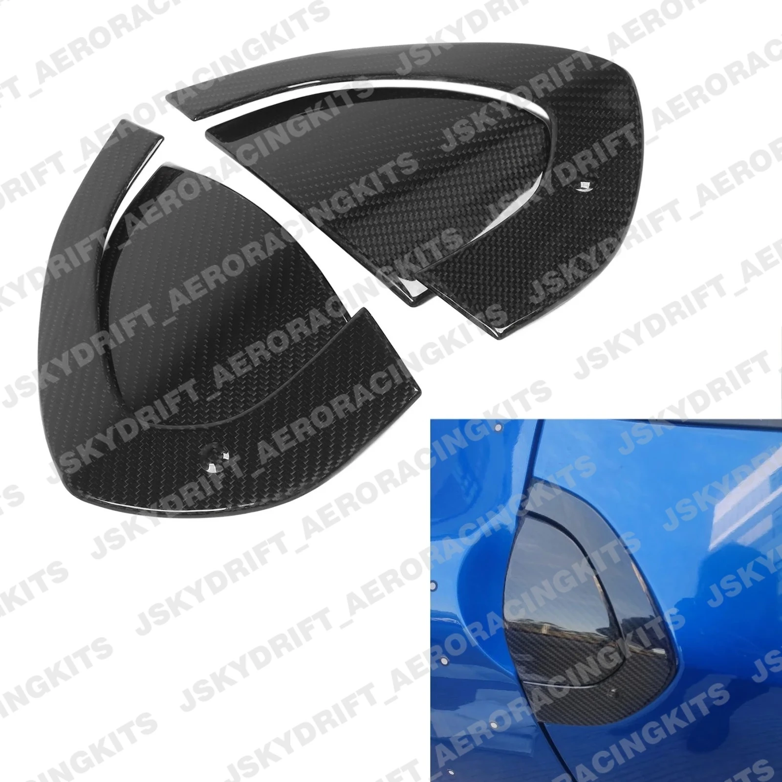 

For Nissan Fairlady Z RZ34 400Z 2022+ Dry Carbon Outter Door Handle Stick Cover