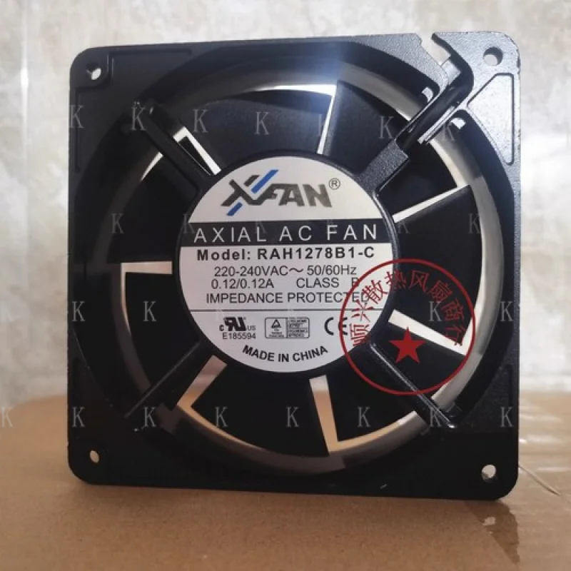 

C 1PCS FOR RAH1278B1-C 12738 220-240V 0.12A 12.7CM Cooling Fan