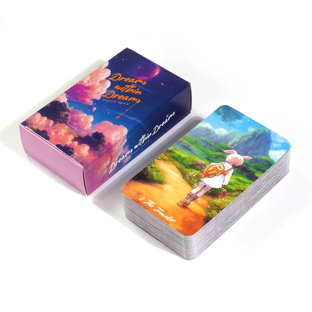 78pcs Cards Practise Divination Dreams Within Dreams Tarot Deck Tarot Cards And E Book Augur Board Game Witchcraft Oracle