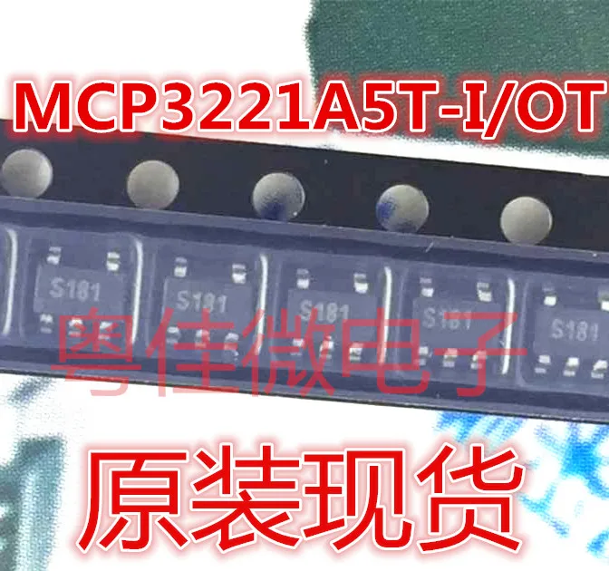 10 Chiếc ~ 50 Cái/lốc MCP3221A5T-I/OT MCP3221A5T S1 SOT23-5 Mới Ban Đầu