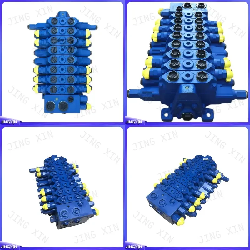 Custom for Excavator Parts Distributor Valve Block Hydraulic Control Manifold Assembly Compatible with 60 65 80 85 SX12