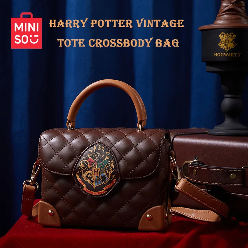 MINISO Nameko Harry Potter series vintage handbag crossbody bag peripheral daily handbag portable