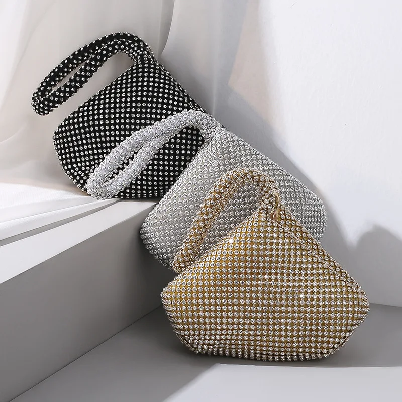 

2025 Popular Handmade Rhinestone Evening Clutch Bag for Women