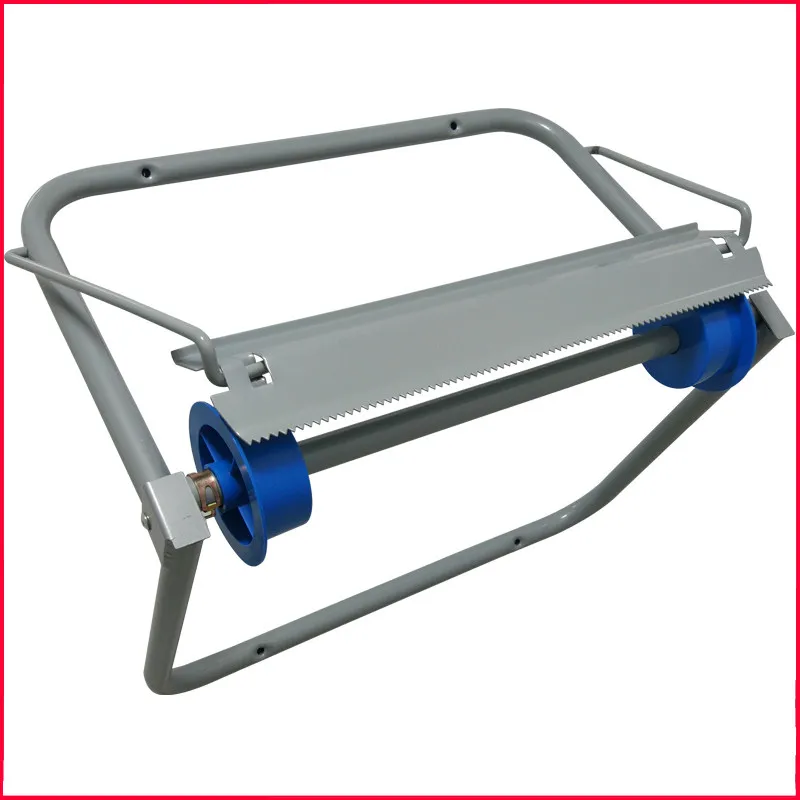 Wall-mounted wiping paper rack, large roll tissue holder, industrial dust-free oil-absorbing paper fixed hanging type