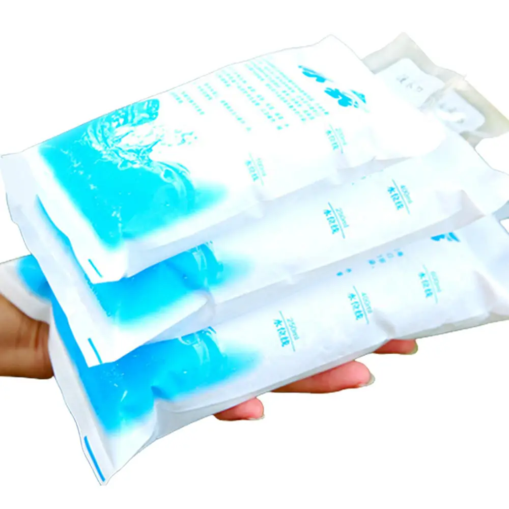 Absorbent Ice Packs Reusable Self-priming Ice Icing Packs Cold Compressed Beverages Chilled Food Preservation Gel Dry Ice Packs