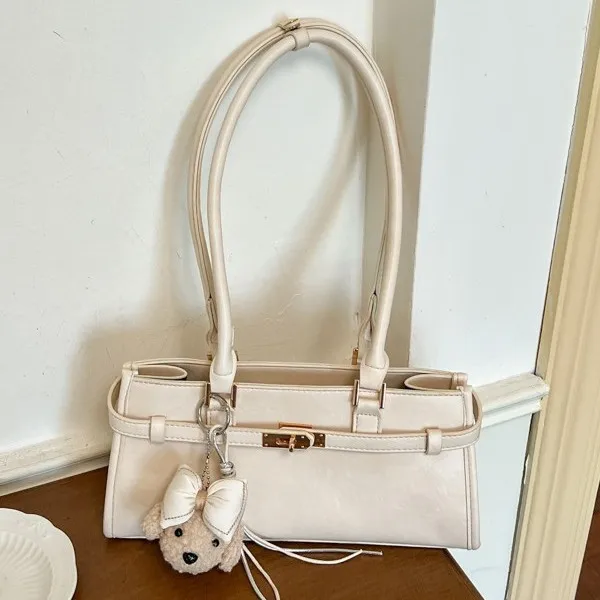Fashionable Bucket Bag Women's Shoulder Bag Versatile Handbag Retro Small Bag 2025 New Style Underarm Bag Handbag