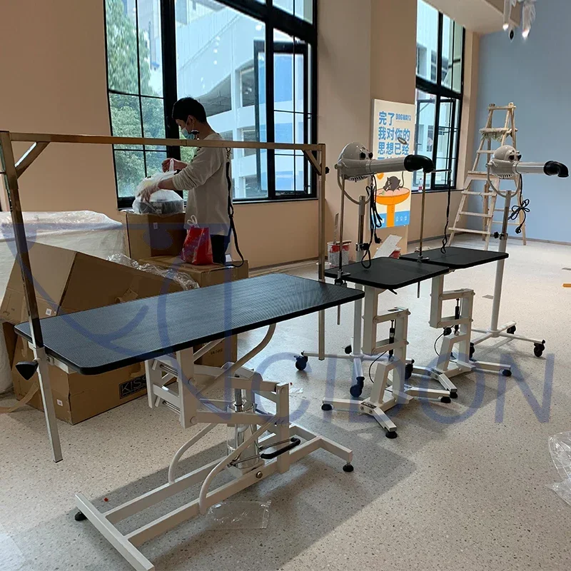 Hydraulic Lifting Pet Beauty Table Cosmetic Table Dogs and Cats Bath Blowing Hair Trimming Shearing Table
