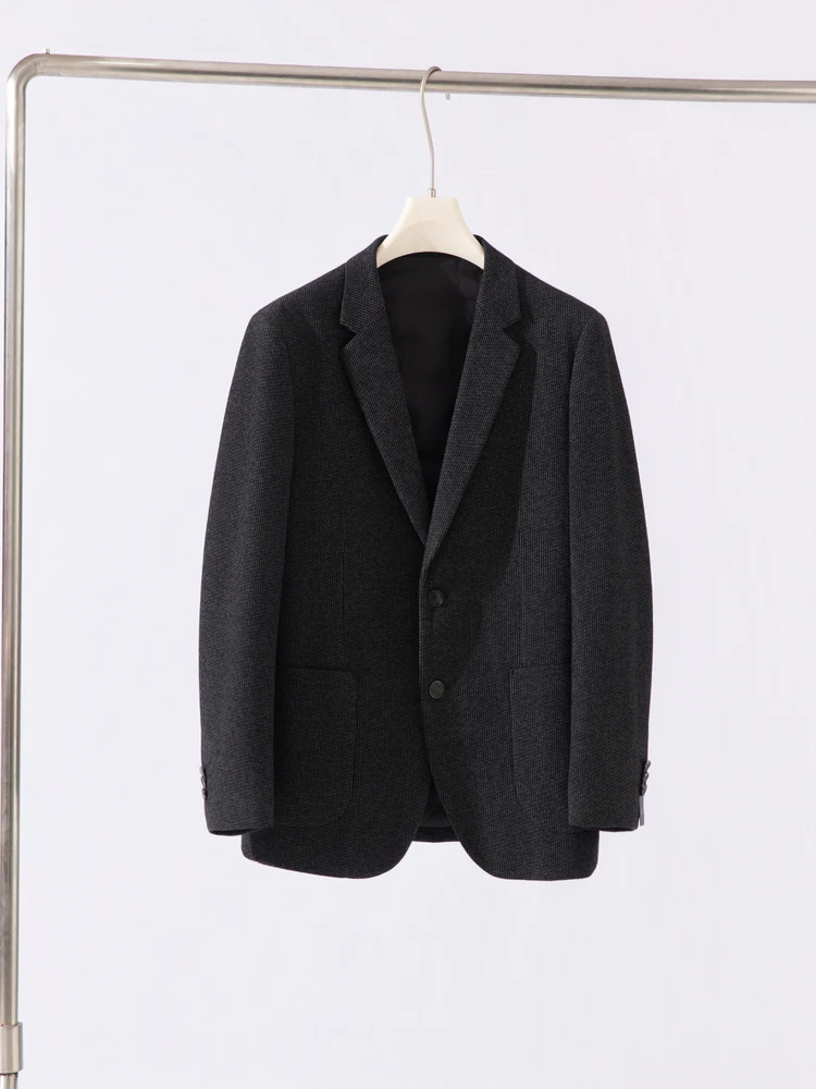 

Italian Sle Men's Casual down Jaet 90 Goose down Busin Casual Warmth Suit Sle Long Sve Polyester Fiber Jaet