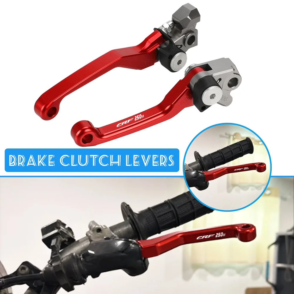 

CRF 250 M Motorcycle CNC Pivot Brake Clutch Levers Motocross Dirt Bike For Honda CRF250M 2012 2013 2014 2015 2016 2017 CRF250 M