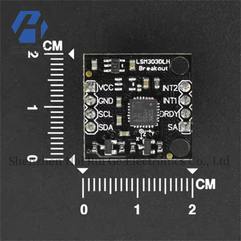 DFRobot LSM303 مع تعويض الميل بوصلة إلكترونية ذات 6 محاور متوافقة مع Arduino العلامة التجارية الجديدة الأصلية